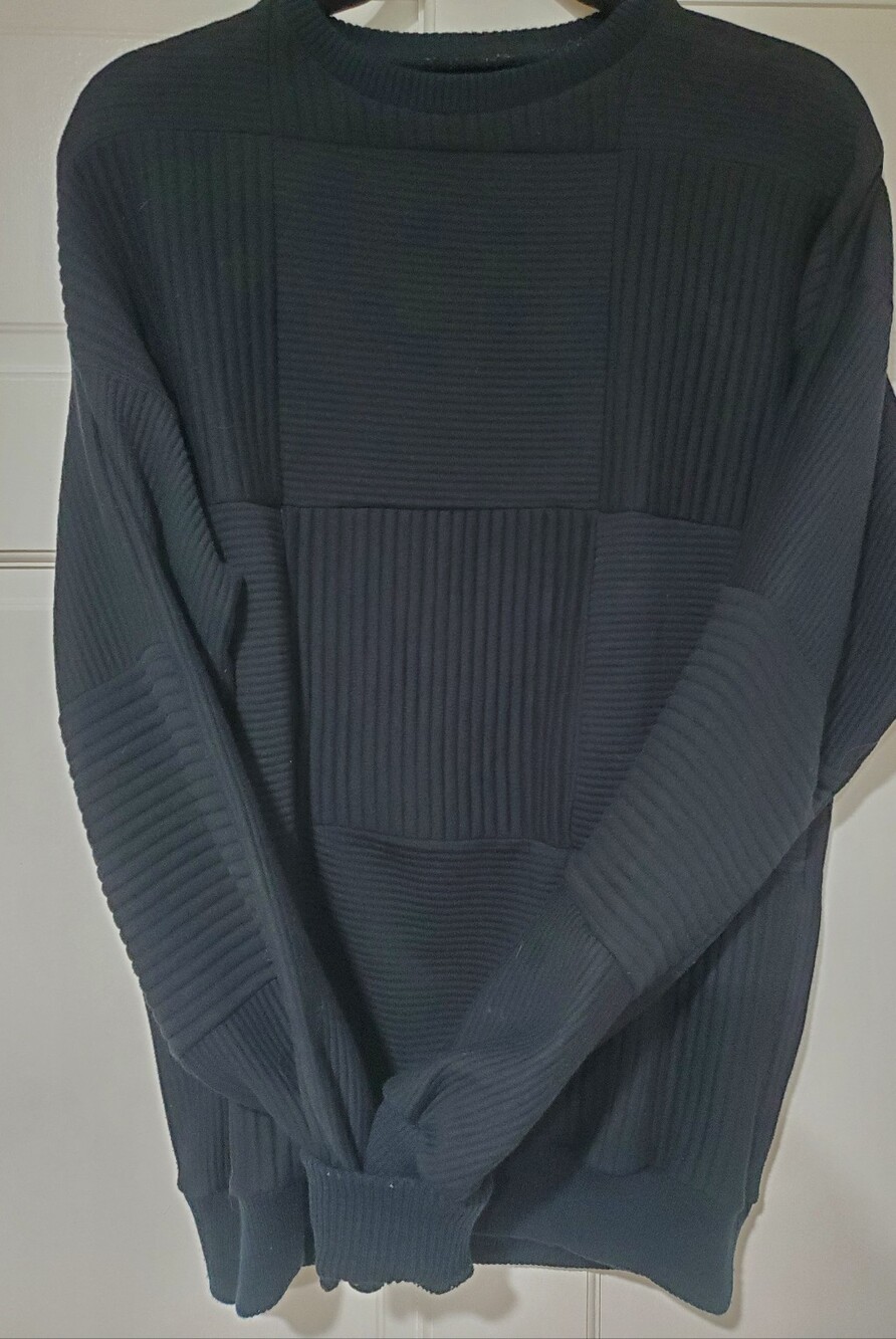 VINTAGE 90s KAMIKAZE PATCHWORK 3D TEXTURED SWEATSHIRT